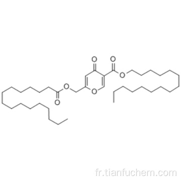 4-oxo-6 - [[(1-oxohexadécyl) oxy] méthyl] -4H-pyran-3-yl ester d&#39;acide hexadécanoïque CAS 79725-98-7